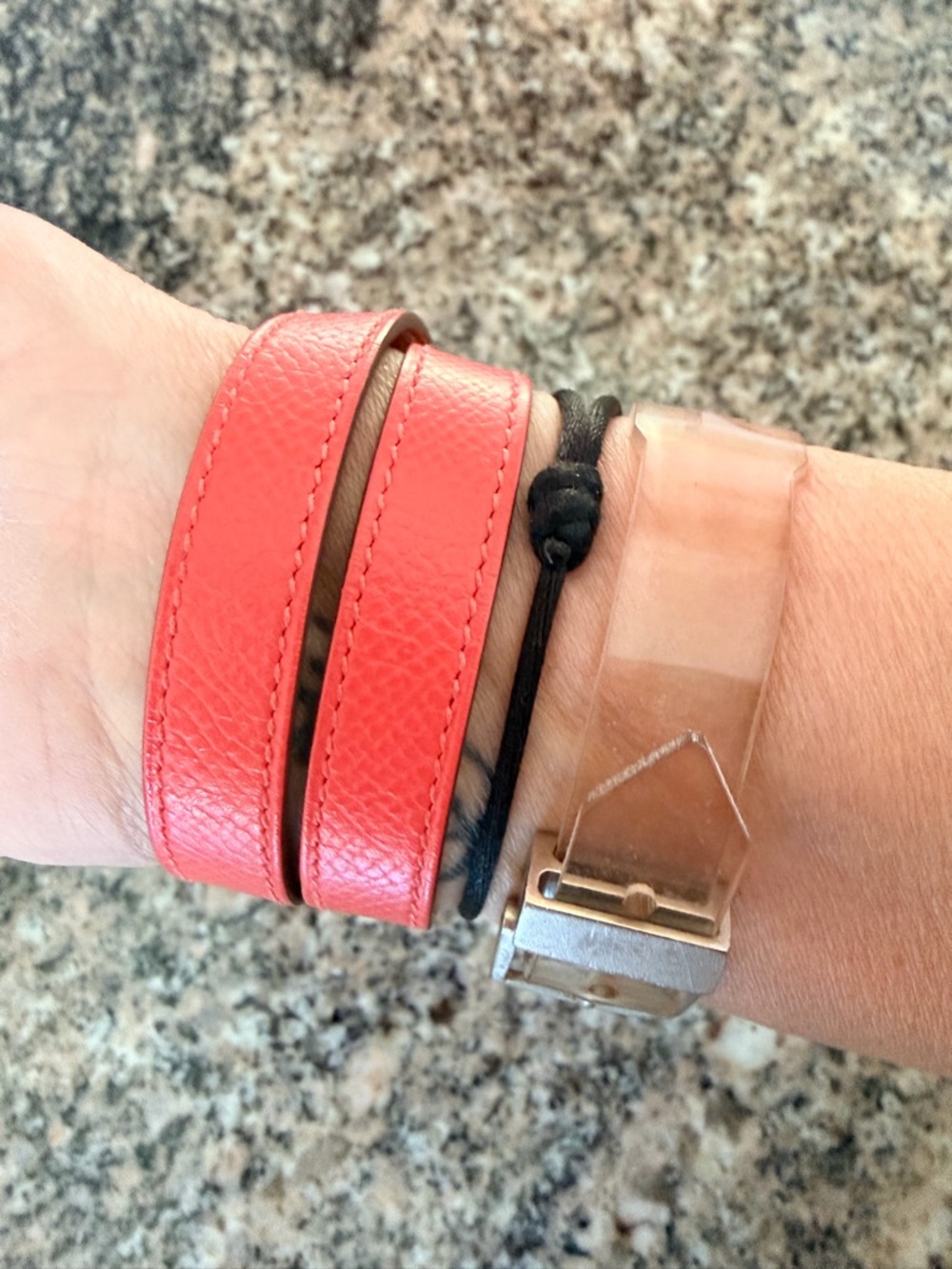 Hermes Epsom Kelly Double Tour Bracelet - Picture 10 of 12